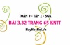 Bài 3.32 Toán 9 tập 1 SGK Kết nối tri thức